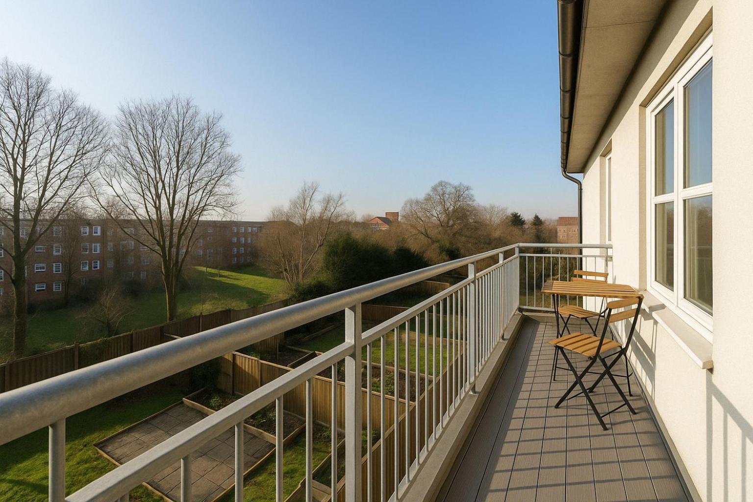 Apartament 2 Bed With Balcony In Wembley Londra